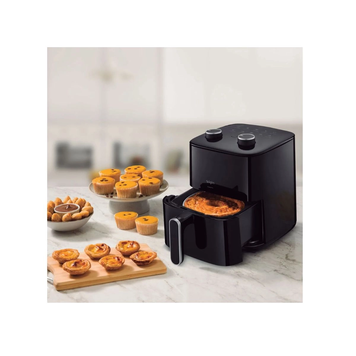 Fritadeira Air Fryer Pratica Fry 3,7L 1400W ELGIN Fritadeira Air Fryer Pratica Fry 3,7L 1400W ELGIN