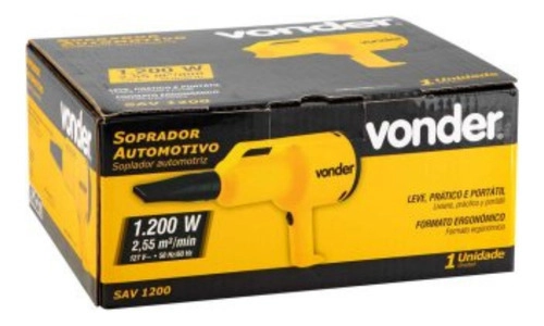 Soprador automotivo SAV1200 VONDER Soprador automotivo SAV1200 VONDER