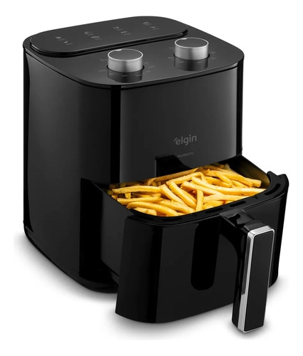 Fritadeira Air Fryer Facilita Fry 3,5litros Preta Elgin Fritadeira Air Fryer Facilita Fry 3,5litros Preta Elgin