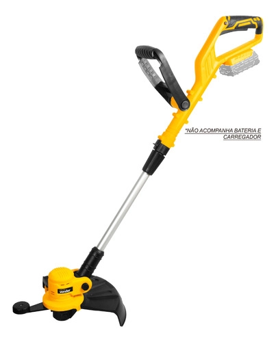 Aparador de grama bateria intercambiável de 18V sem bateria e sem carregador IAGV1801 VONDER Aparador de grama bateria intercambiável de 18V sem bateria e sem carregador IAGV1801 VONDER