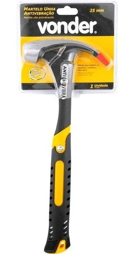 Martelo Unha 25mm Cabo Antivibração Vonder