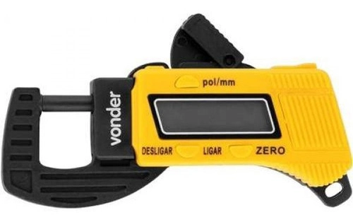Medidor digital de espessura 0 a 12,7mm VONDER