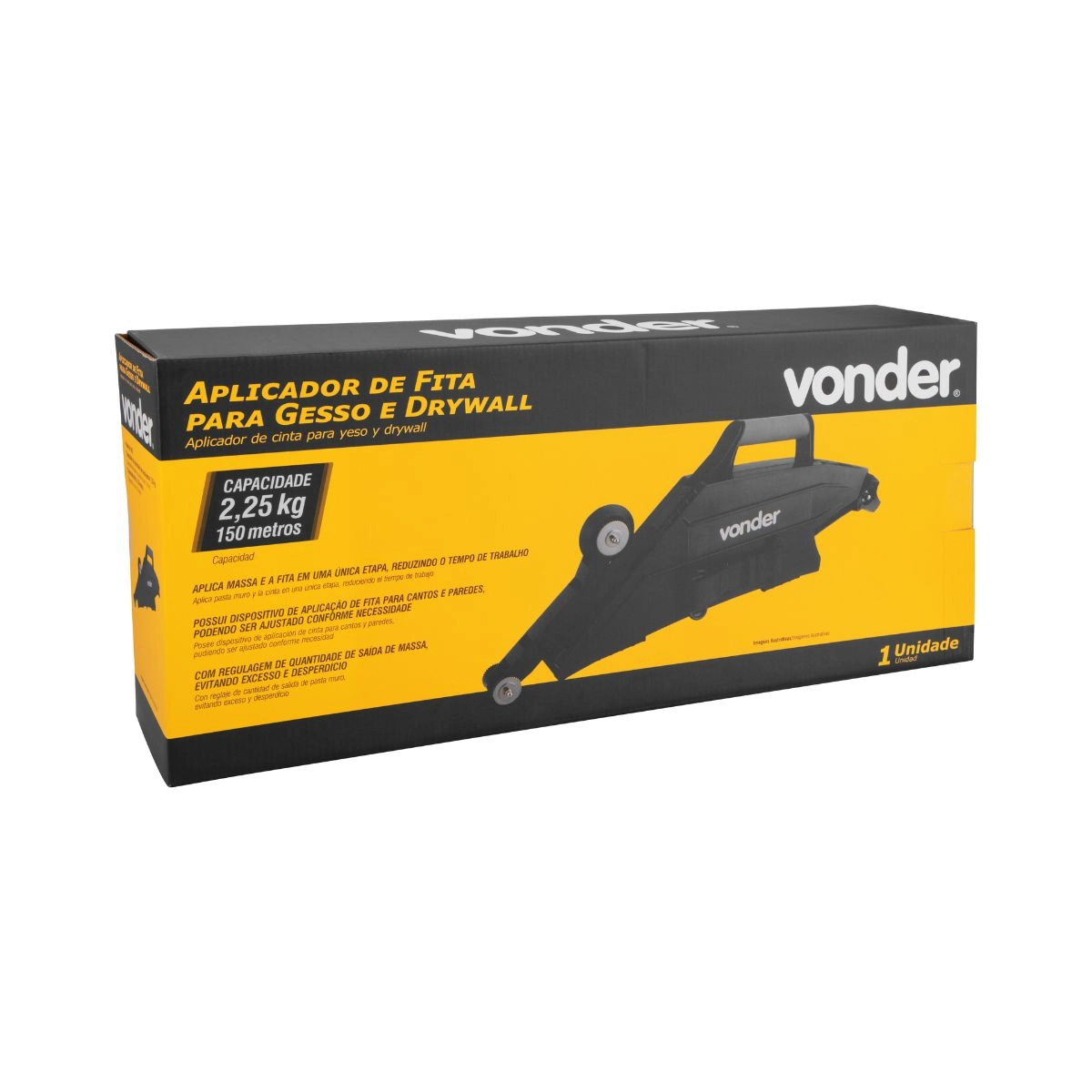 Aplicador de fita para gesso e drywall VONDER Aplicador de fita para gesso e drywall VONDER