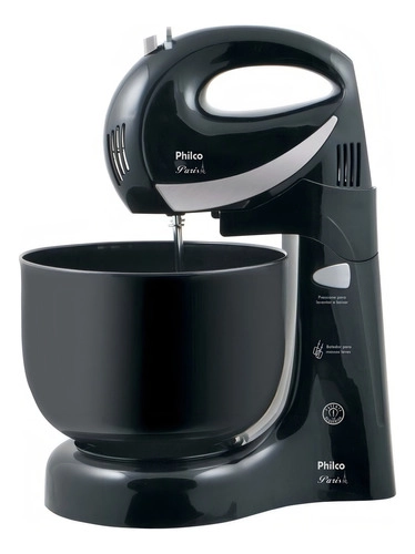 Batedeira Paris Power Mixer Turbo Portátil 350W Philco 110V Batedeira Paris Power Mixer Turbo Portátil 350W Philco 110V