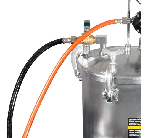 Tanque de pressão com pistola para pintura 10 litros VONDER Tanque de pressão com pistola para pintura 10 litros VONDER