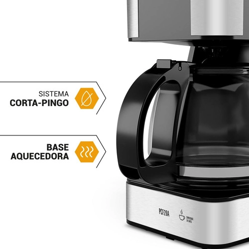Cafeteira 20 Cafezinhos PCF20A 720ml 650W Cafeteira 20 Cafezinhos PCF20A 720ml 650W