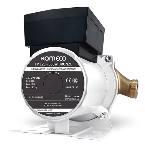 Bomba Circuladora Tp120 G1 350w Komeco
