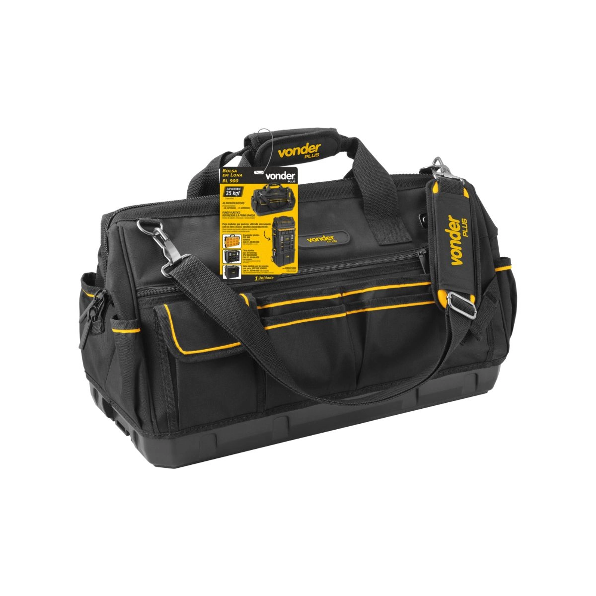 Bolsa em lona para ferramentas BL900 VONDER PLUS Bolsa em lona para ferramentas BL900 VONDER PLUS