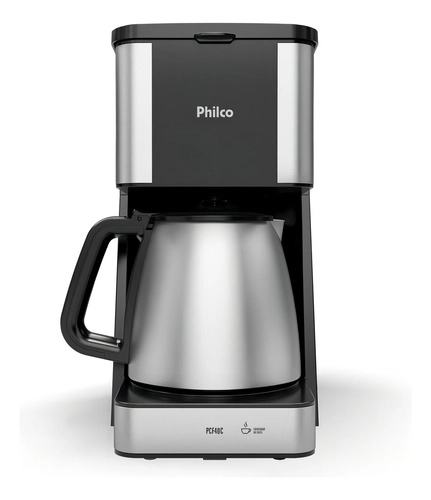 Cafeteira 40 Cafezinhos 1,6L Inox PCF40C Philco Cafeteira 40 Cafezinhos 1,6L Inox PCF40C Philco