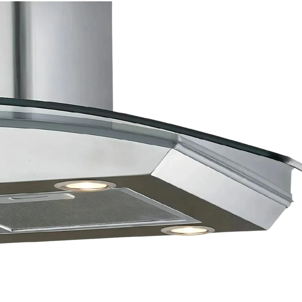 Coifa de Ilha Island 90 cm Vidro Fischer Coifa de Ilha Island 90 cm Vidro Fischer