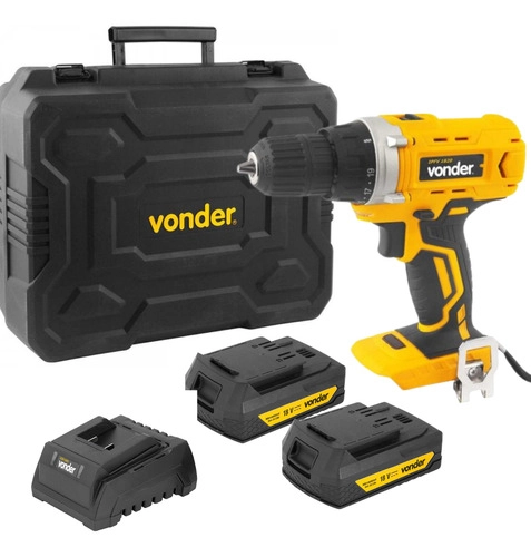 Kit Vonder - 01 Parafusadeira/Furadeira IPFV1820 + 02 Bateria 2Ah IBV1802 + 01 Carregador ICBV1805 Kit Vonder - 01 Parafusadeira/Furadeira IPFV1820 + 02 Bateria 2Ah IBV1802 + 01 Carregador ICBV1805