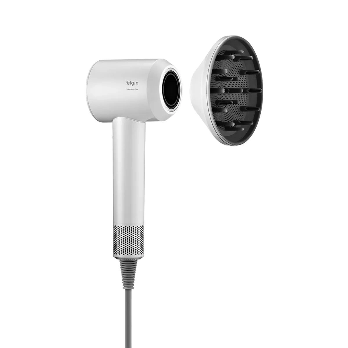 Secador de Cabelo Super Ionic Branco ELGIN