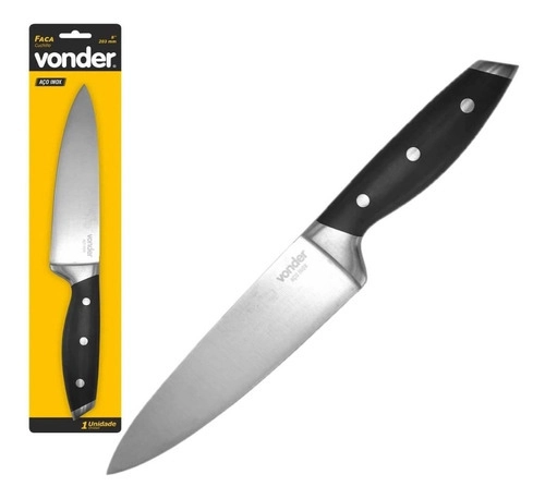 Faca para churrasco 8" aço inox VONDER
