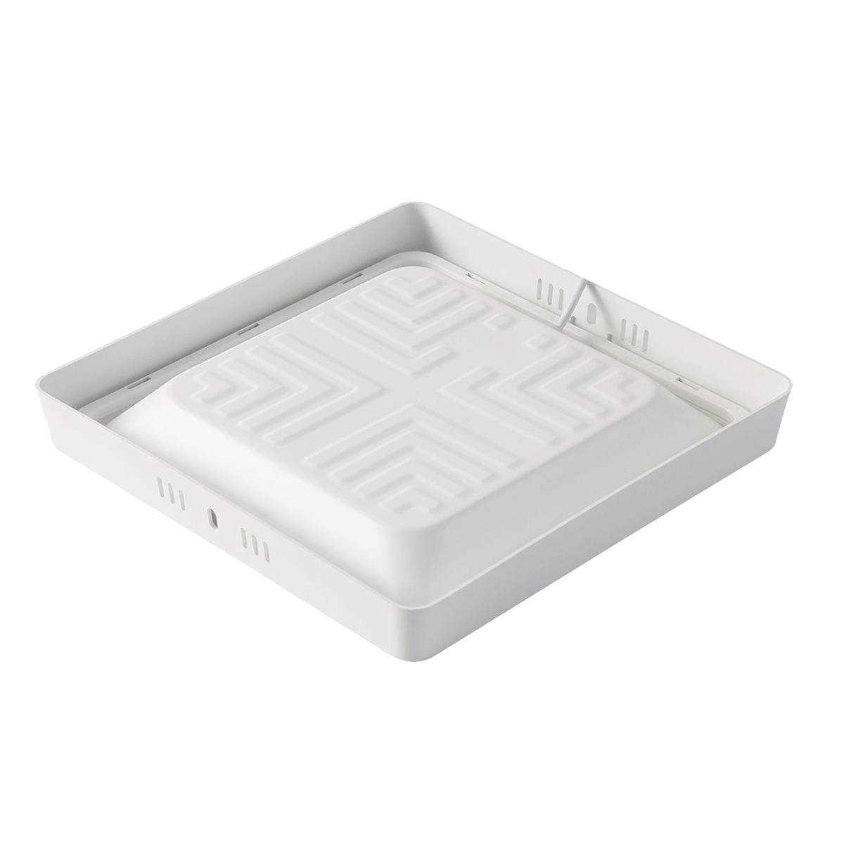 Kit 5 Painel Plafon Quadrado 28x28 Sobrepor Branco 24w Luz Neutra Blumenau Iluminação