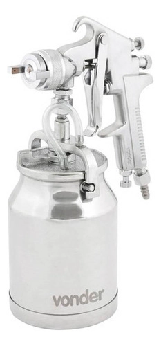 Pistola para pintura com caneca em alumínio tipo sucção PSV100 Vonder