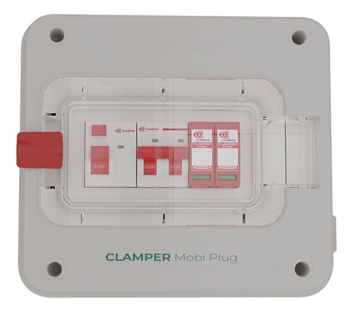 Quadro Proteção Carregador Veicular 220V 5KW C20A Clamper