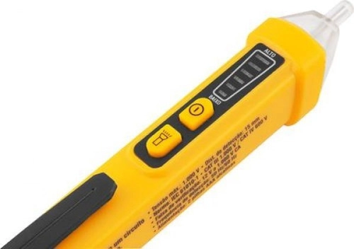 Detector de tensão 12V a 1.000 VCA DTV1210 Vonder Detector de tensão 12V a 1.000 VCA DTV1210 Vonder