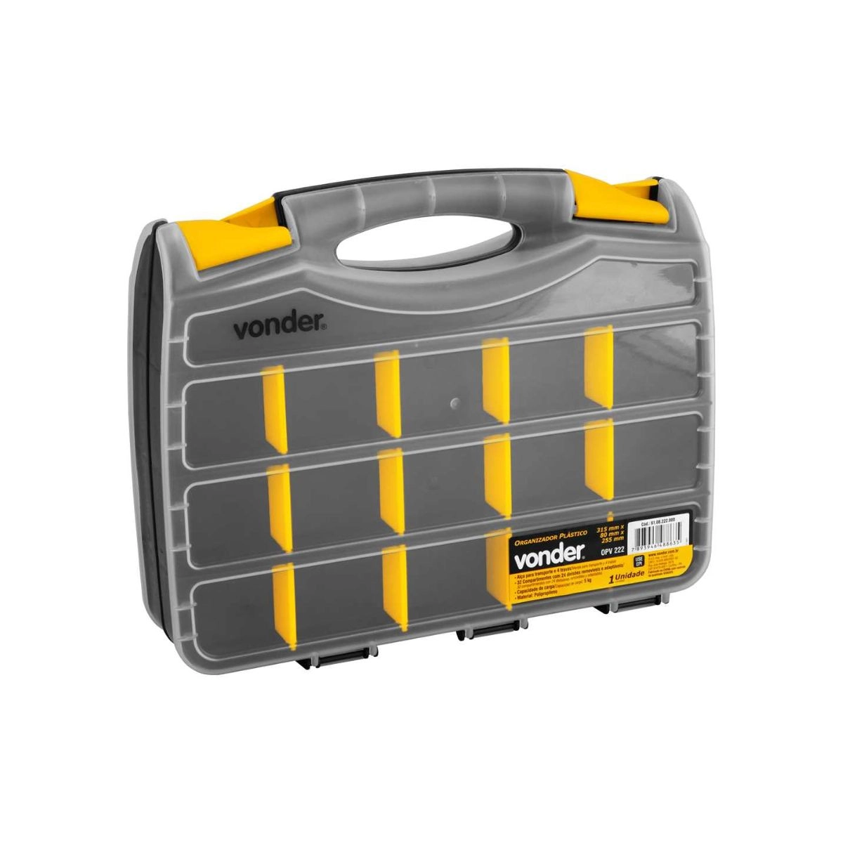 Organizador plástico OPV222 VONDER