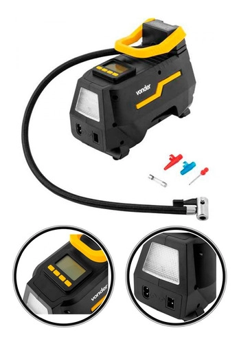 Compressor de ar automotivo CAV150 12V ou bivolt automático Vonder