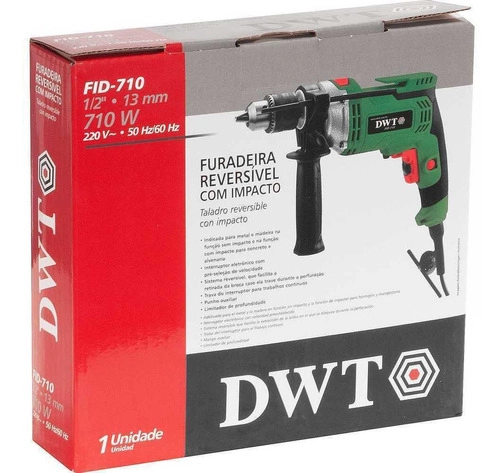 Furadeira com impacto 1/2 FID710N DWT Furadeira com impacto 1/2 FID710N DWT