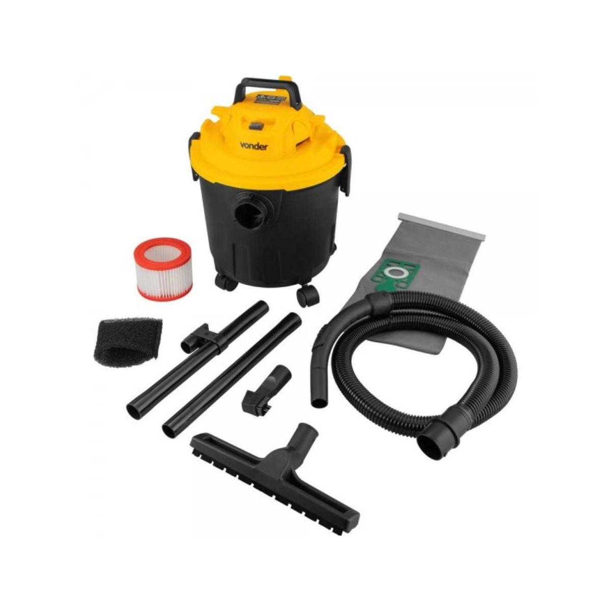 Aspirador de Pó e Líquidos 1000W APV1018 VONDER Aspirador de Pó e Líquidos 1000W APV1018 VONDER