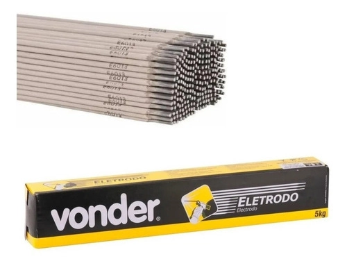 Kit 5kg Eletrodo E6013 2,50mm Vonder