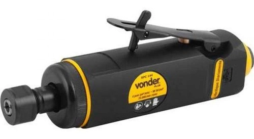 Retífica pneumática curta reta 1/4" 6,35mm RPC144 VONDER PLUS