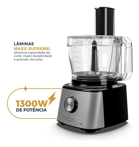 Multiprocessador Multifunções BMP2000 1300W Britânia Multiprocessador Multifunções BMP2000 1300W Britânia