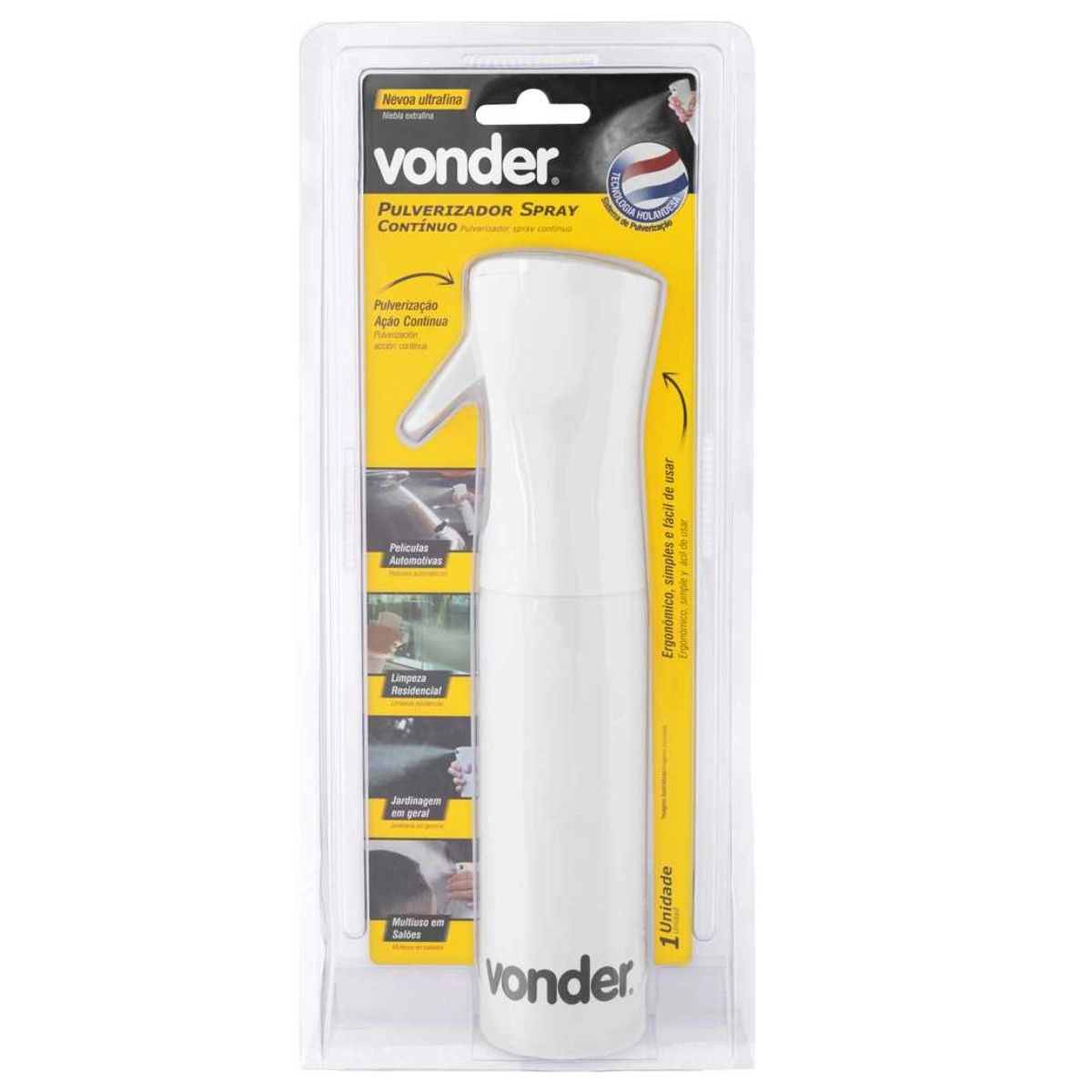 Pulverizador 300ml spray contínuo VONDER