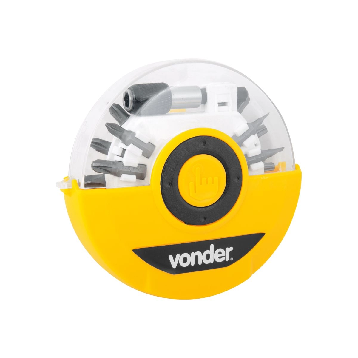 Jogo bits/ponteiras com 26pçs encaixe sextavado 1/4" VONDER Jogo bits/ponteiras com 26pçs encaixe sextavado 1/4" VONDER