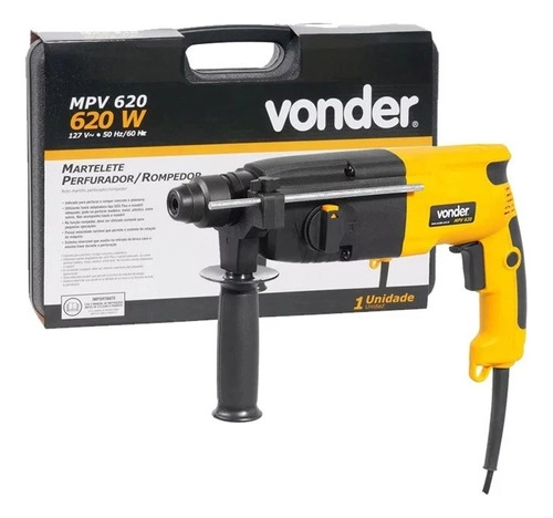 Martelete Perfurador Rompedor MPV620 2,8J Vonder 