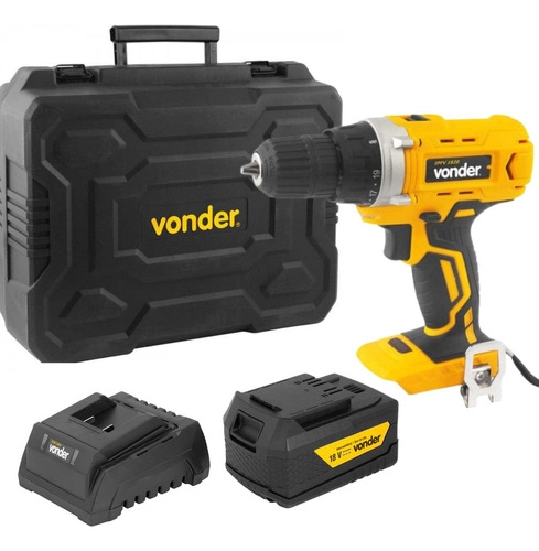 Kit Vonder - 01 Parafusadeira/Furadeira IPFV1820 + 01 Bateria 4Ah IBV1804 + 01 Carregador ICBV1805 Kit Vonder - 01 Parafusadeira/Furadeira IPFV1820 + 01 Bateria 4Ah IBV1804 + 01 Carregador ICBV1805