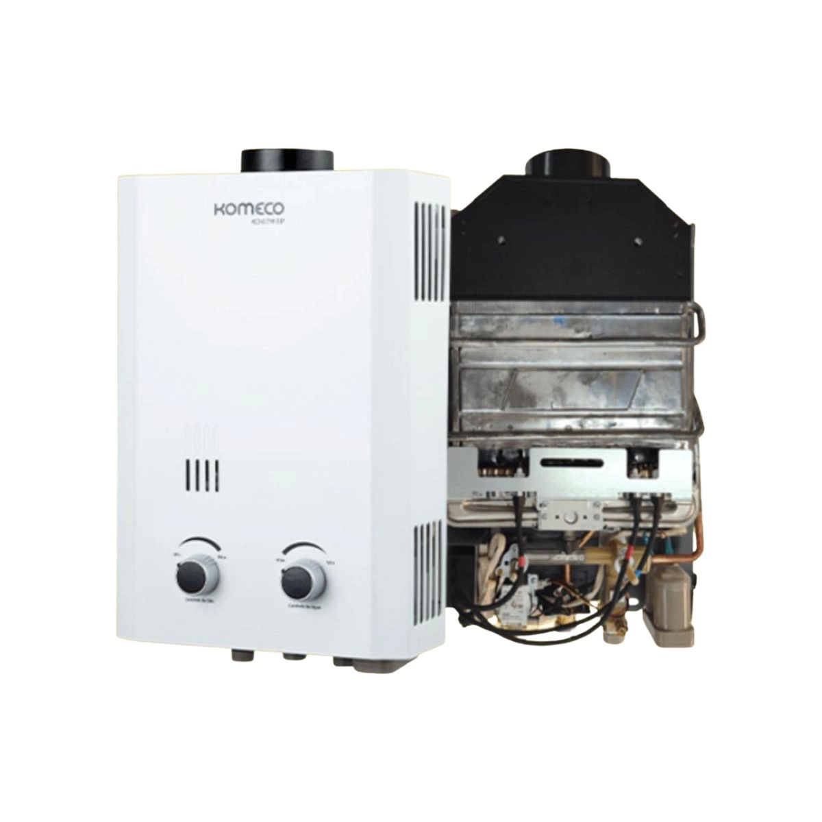 Aquecedor a Gás GN Slim KO07M A Pilha Komeco Aquecedor a Gás GN Slim KO07M A Pilha Komeco