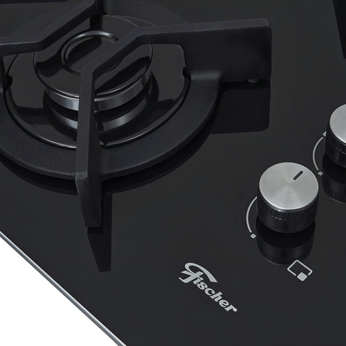 Fogão Cooktop 4Q TC Infinity a gás Mesa Vidro Bivolt Fischer