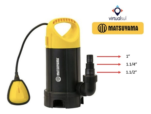 Bomba Submersa 1HP 750W Matsuyama