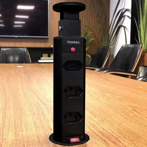 Torre com 3 tomadas Renna Torre com 3 tomadas Renna