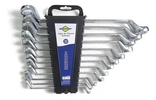 Chave Estrela 6 a 32mm com 12pçs Brasfort