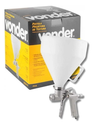 Pistola projetora de textura PTV83 VONDER Pistola projetora de textura PTV83 VONDER