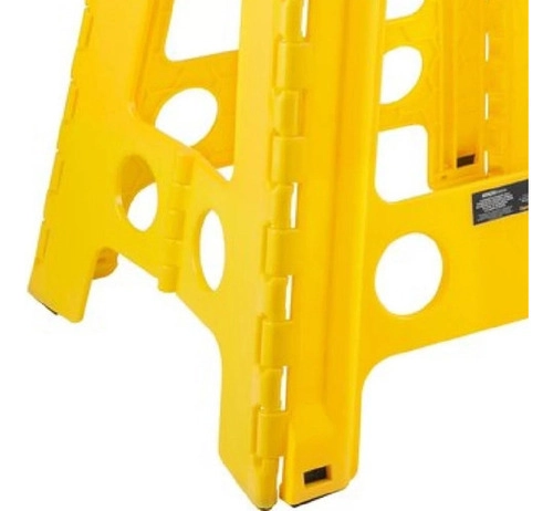 Banqueta plástica dobrável amarela altura 450 mm VONDER Banqueta plástica dobrável amarela altura 450 mm VONDER