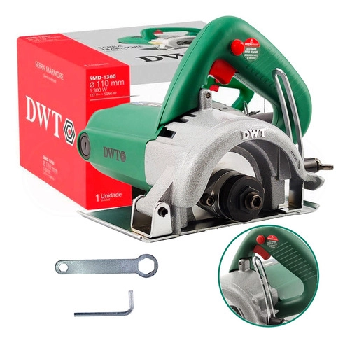 Serra mármore SMD1300S sem kit de refrigeração 110V DWT