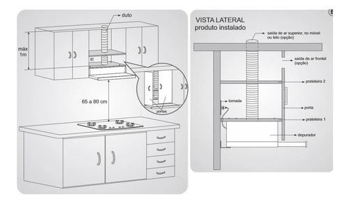 Depurador Exaustor Slim 60cm De Embutir Inox Fischer Depurador Exaustor Slim 60cm De Embutir Inox Fischer