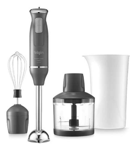 Mixer Power Lunar Inox Cinza 3 em 1 600w Elgin Mixer Power Lunar Inox Cinza 3 em 1 600w Elgin