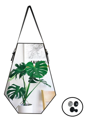 Espelho Hexagonal Regulável c/ Suporte GR219452