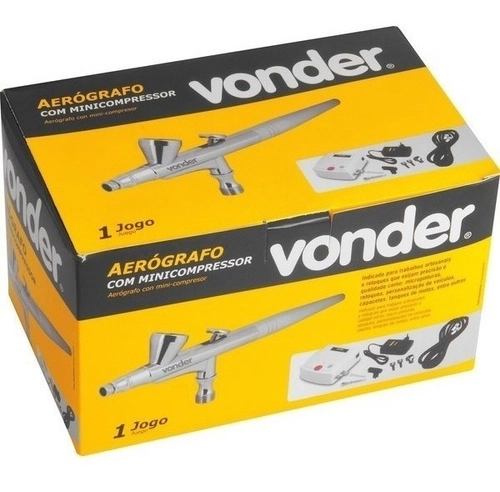 Aerógrafo com Mini Compressor Vonder Aerógrafo com Mini Compressor Vonder