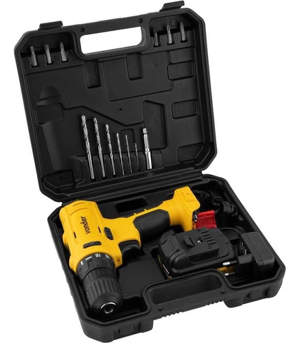 Parafusadeira/furadeira a bateria 12V fonte bivolt automática PFV120 VONDER Parafusadeira/furadeira a bateria 12V fonte bivolt automática PFV120 VONDER