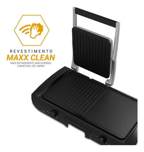 Grill 7 Níveis de temperatura 1500W PGR31 Philco Grill 7 Níveis de temperatura 1500W PGR31 Philco