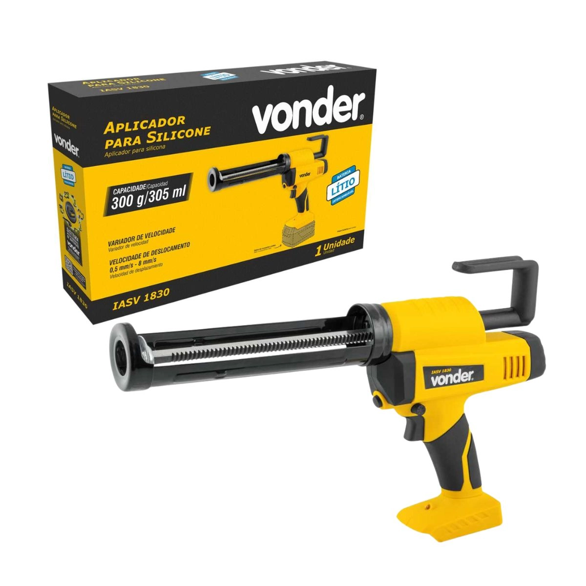 Aplicador para silicone bateria 18V IASV1830 VONDER