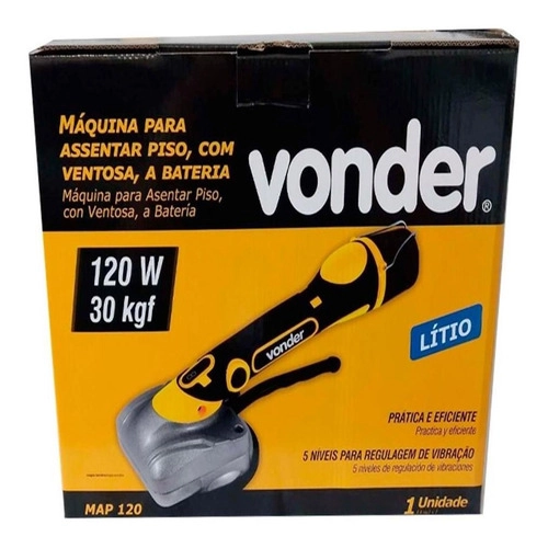 Máquina Para Assentar Pisos e Porcelanatos a Bateria 12v Vonder MAP120