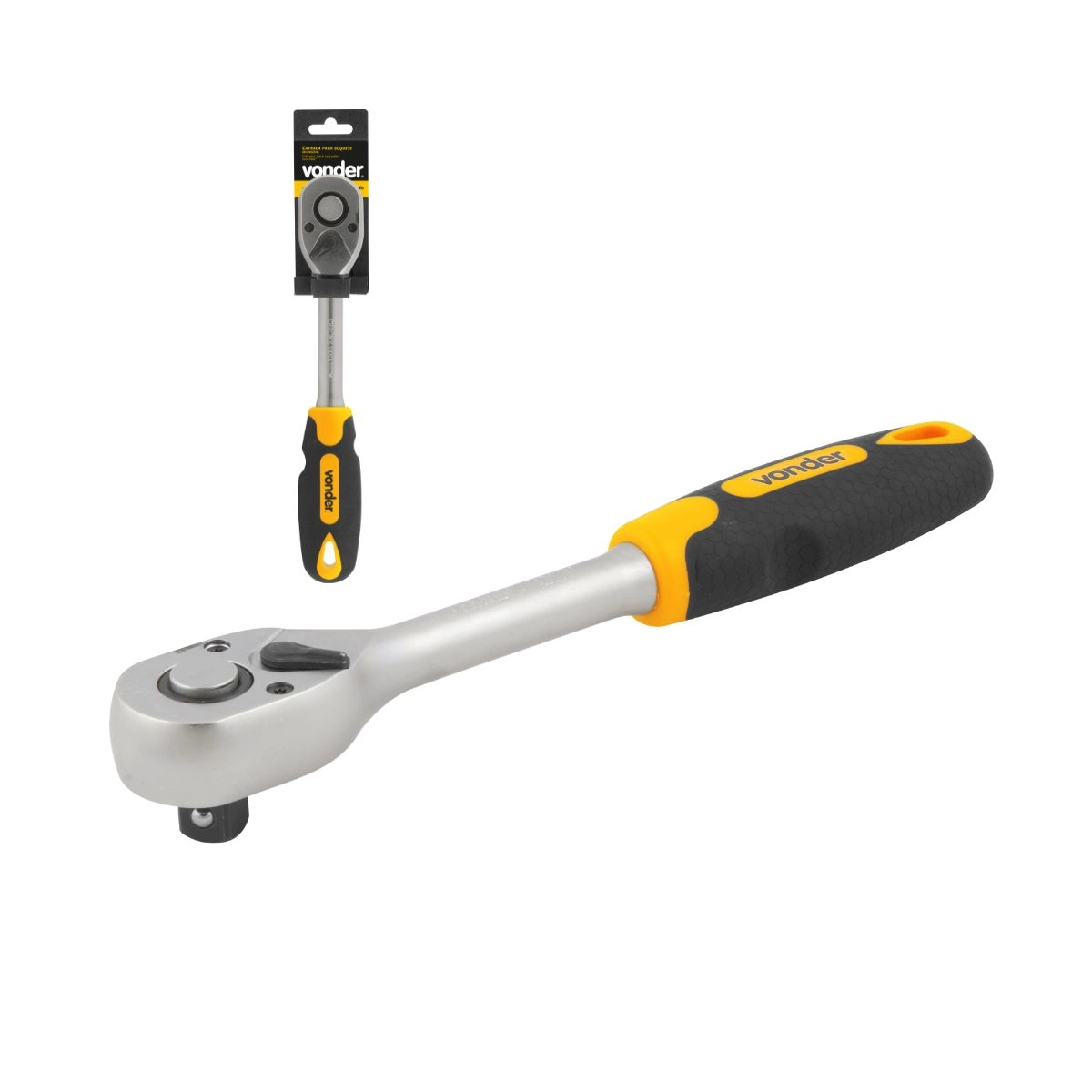 Catraca reversível para soquete encaixe 1/2" VONDER Catraca reversível para soquete encaixe 1/2" VONDER