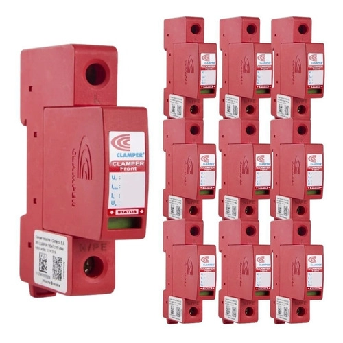 Kit 10 Dispositivo de Proteção Contra Surtos Elétricos (DPS) Clamper 15KA 275V